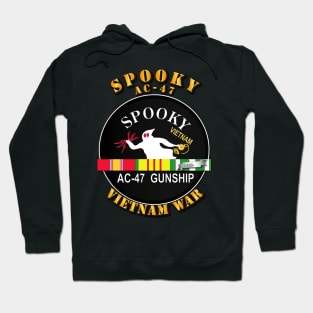 Spooky AC - 47 - Vietnam War w SVC Ribbons Hoodie